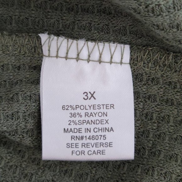 SWEET ROMEO Thermal Pullover Top green - Picture 7 of 7